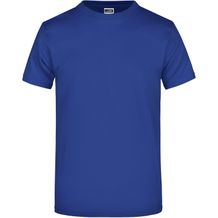 Round-T Heavy (180g/m²) - Komfort-T-Shirt aus strapazierfähigem Single Jersey [Gr. L] (dark-royal) (Art.-Nr. CA372326)