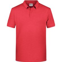 Men's Basic Polo - Klassisches Poloshirt [Gr. XXL] (carmine-red-melange) (Art.-Nr. CA372404)