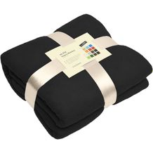 Fleece Blanket - Vielseitig verwendbare Fleecedecke für Gastronomie und Freizeit (black) (Art.-Nr. CA372494)