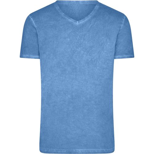 Men's Gipsy T-Shirt - Trendiges T-Shirt mit V-Ausschnitt [Gr. M] (Art.-Nr. CA373588) - Baumwoll Single Jersey mit aufwändige...