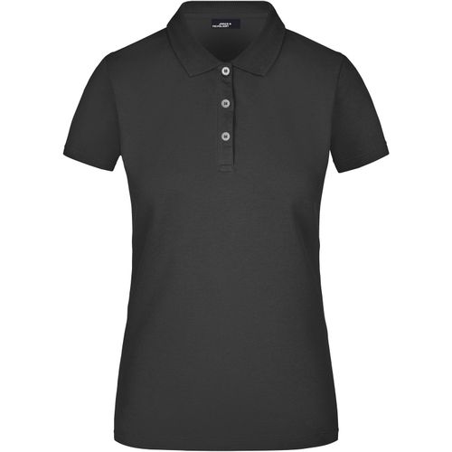 Ladies' Elastic Piqué Polo - Kurzarm Damen Poloshirt mit hohem Tragekomfort [Gr. XL] (Art.-Nr. CA373628) - Gekämmte, ringgesponnene Baumwolle
Knö...