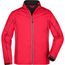 Men's Zip-Off Softshell Jacket - 2 in 1 Jacke mit abzippbaren Ärmeln [Gr. 3XL] (red/black) (Art.-Nr. CA374414)