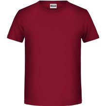 Boys' Basic-T - T-Shirt für Kinder in klassischer Form [Gr. S] (wine) (Art.-Nr. CA375431)