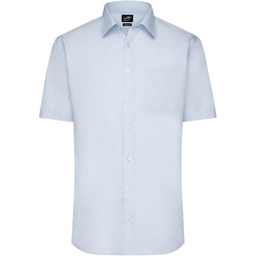 Men's Shirt Shortsleeve Poplin - Klassisches Shirt aus pflegeleichtem Mischgewebe [Gr. XXL] (Art.-Nr. CA376277) - Popeline-Qualität mit Easy-Care-Ausrüs...