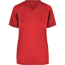 Ladies' Running-T - Funktionelles Laufshirt (red/black) (Art.-Nr. CA377126)