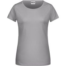 Ladies' Basic-T - Damen T-Shirt in klassischer Form [Gr. L] (steel-grey) (Art.-Nr. CA378086)