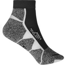 Sport Sneaker Socks - Funktionelle, kurze Sportsocke für Damen und Herren [Gr. 35-38] (weiß / schwarz) (Art.-Nr. CA378457)
