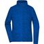 Ladies' Fleece Jacket - Fleecejacke in modischer Melange-Optik [Gr. S] (royal-melange/blue) (Art.-Nr. CA379364)