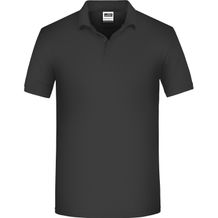 Men's BIO Workwear Polo - Pflegeleichtes und strapazierfähiges Polo [Gr. XL] (black) (Art.-Nr. CA380251)