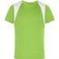 Running-T Junior - Atmungsaktives Laufshirt [Gr. L] (lime-green/white) (Art.-Nr. CA381863)
