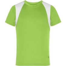 Running-T Junior - Atmungsaktives Laufshirt (lime-green/white) (Art.-Nr. CA381863)