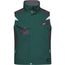 Workwear Vest - Professionelle Weste mit hochwertiger Ausstattung [Gr. 6XL] (dark-green/black) (Art.-Nr. CA383570)