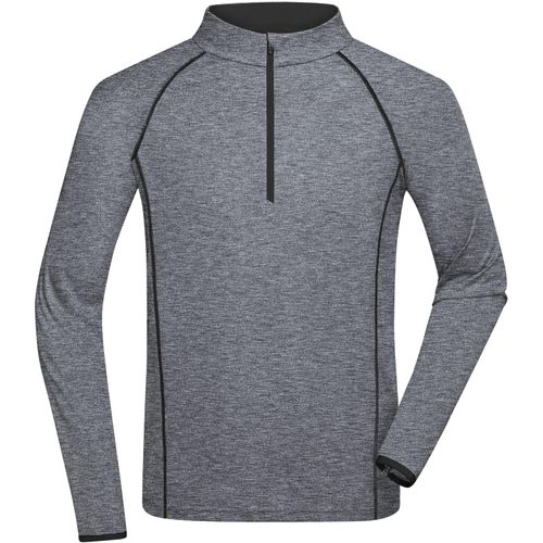 Men's Sports Shirt Longsleeve - Langarm Funktionsshirt für Fitness und Sport [Gr. XL] (Art.-Nr. CA383659) - Atmungsaktiv und feuchtigkeitsregulieren...