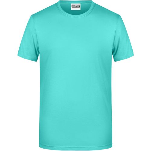 Men's Basic-T - Herren T-Shirt in klassischer Form [Gr. S] (Art.-Nr. CA384902) - 100% gekämmte, ringgesponnene BIO-Baumw...