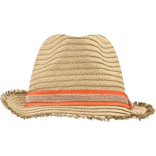 Trendy Summer Hat - Trendstarker Hut mit modischer Fransenkrempe [Gr. S/M] (Art.-Nr. CA387969) - Aufwendige Flechtoptik
Eingearbeitetes,...