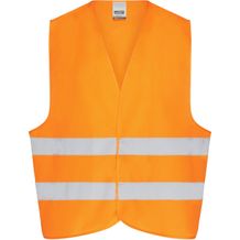 Safety Vest Adults - Leicht zu bedruckende Sicherheitsweste in Einheitsgröße [Gr. one size] (fluorescent-orange) (Art.-Nr. CA388743)