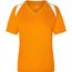 Ladies' Running-T - Atmungsaktives Laufshirt [Gr. S] (orange/white) (Art.-Nr. CA389050)