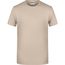 Men's Basic-T - Herren T-Shirt in klassischer Form [Gr. S] (stone) (Art.-Nr. CA390161)