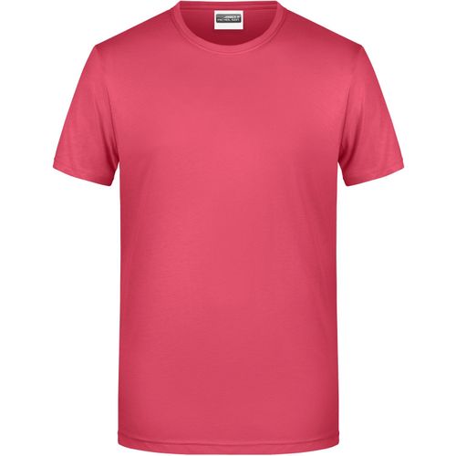 Men's Basic-T - Herren T-Shirt in klassischer Form [Gr. S] (Art.-Nr. CA390937) - 100% gekämmte, ringgesponnene BIO-Baumw...