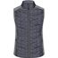 Ladies' Knitted Hybrid Vest - Weste im stylischen Materialmix [Gr. XL] (light-melange/anthracite-melange) (Art.-Nr. CA393073)