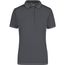 Ladies' Elastic Polo - Hochwertiges Poloshirt mit Kontraststreifen [Gr. L] (graphite/white) (Art.-Nr. CA393146)