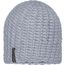 Casual Outsized Crocheted Cap - Lässige übergroße Häkelmütze (silver) (Art.-Nr. CA394580)