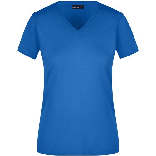 Ladies' Slim Fit V-T - Figurbetontes V-Neck-T-Shirt [Gr. L] (Art.-Nr. CA398455) - Einlaufvorbehandelter Single Jersey
Gek...