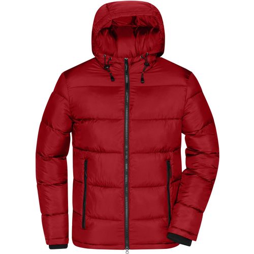 Men's Padded Jacket - Gesteppte Winterjacke aus recyceltem Polyester mit sorona®AURA Wattierung [Gr. M] (Art.-Nr. CA399149) - Rip-Stop-Gewebe, Wasser- und schmutzabwe...