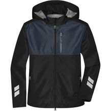 Hardshell Workwear Jacket - Professionelle, wind- und wasserdichte, atmungsaktive Arbeitsjacke für extreme Wetterbedingungen [Gr. 3XL] (black/carbon) (Art.-Nr. CA399548)