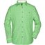 Men's Traditional Shirt - Damenbluse und Herrenhemd im klassischen Trachtenlook [Gr. M] (green/white) (Art.-Nr. CA399599)