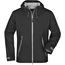 Men's Outdoor Jacket - Ultraleichte Softshelljacke für extreme Wetterbedingungen [Gr. S] (black/silver) (Art.-Nr. CA400610)
