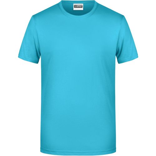 Men's Basic-T - Herren T-Shirt in klassischer Form [Gr. S] (Art.-Nr. CA401842) - 100% gekämmte, ringgesponnene BIO-Baumw...