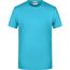 Men's Basic-T - Herren T-Shirt in klassischer Form [Gr. S] (Turquoise) (Art.-Nr. CA401842)