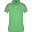 Ladies' Polo Tipping - Hochwertiges Piqué-Polohemd mit Kontraststreifen [Gr. L] (lime-green/white) (Art.-Nr. CA403950)