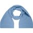 Microfleece Scarf - Eleganter Fleece Schal mit umgenähten Enden und Ziernaht (light-blue) (Art.-Nr. CA404949)
