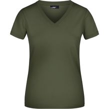 Ladies' V-T - Tailliertes Damen T-Shirt [Gr. XXL] (olive) (Art.-Nr. CA406655)