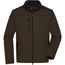 Men's Softshell Jacket - Klassische Softshelljacke im sportlichen Design aus recyceltem Polyester [Gr. XXL] (Brown) (Art.-Nr. CA410231)