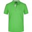Men's Plain Polo - Polo mit Button-Down Kragen [Gr. M] (lime-green/lime-green-white) (Art.-Nr. CA410856)