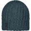 Casual Outsized Crocheted Cap - Lässige übergroße Häkelmütze (carbon) (Art.-Nr. CA412075)