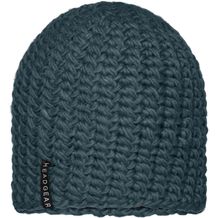 Casual Outsized Crocheted Cap - Lässige übergroße Häkelmütze (carbon) (Art.-Nr. CA412075)