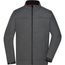 Men's Softshell Jacket - Klassische Softshelljacke in Melange-Optik [Gr. M] (dark-melange) (Art.-Nr. CA414971)