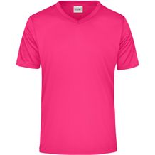 Men's Active-V - Funktions T-Shirt für Freizeit und Sport [Gr. L] (pink) (Art.-Nr. CA416349)