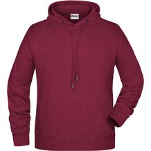 Men's Hoody - Kapuzensweat mit Raglanärmeln [Gr. XXL] (burgundy-melange) (Art.-Nr. CA416566)