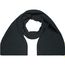 Microfleece Scarf - Eleganter Fleece Schal mit umgenähten Enden und Ziernaht (black) (Art.-Nr. CA418378)