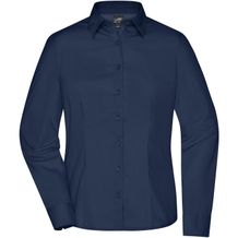 Ladies' Business Shirt Long-Sleeved - Klassisches Shirt aus strapazierfähigem Mischgewebe [Gr. S] (navy) (Art.-Nr. CA419213)