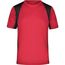 Men's Running-T - Funktionelles Laufshirt [Gr. XXL] (red/black) (Art.-Nr. CA419218)