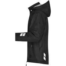 Padded Hardshell Workwear Jacket - Professionelle, wattierte, wind- und wasserdichte, atmungsaktive Arbeitsjacke für extreme Wetterbedingungen [Gr. 3XL] (schwarz) (Art.-Nr. CA419457)