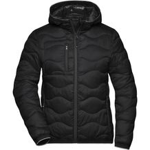 Ladies' Padded Jacket - Gesteppte Jacke mit sorona®AURA Wattierung (nachwachsender, pflanzlicher Rohstoff) [Gr. XS] (black/black) (Art.-Nr. CA420947)