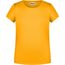 Girls' Basic-T - T-Shirt für Kinder in klassischer Form [Gr. M] (gold-yellow) (Art.-Nr. CA423573)