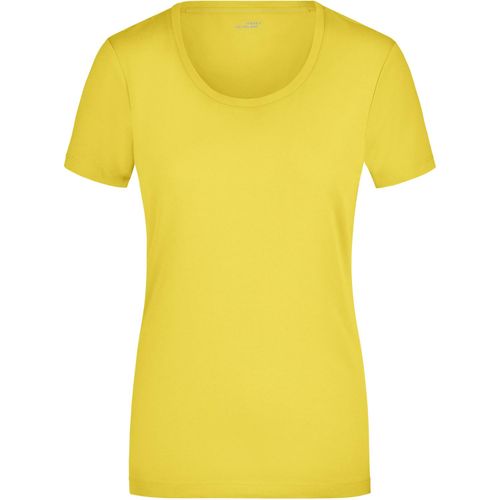 Ladies' Stretch Round-T - T-Shirt aus weichem Elastic-Single-Jersey [Gr. M] (Art.-Nr. CA423665) - Gekämmte, ringgesponnene Baumwolle
Lock...